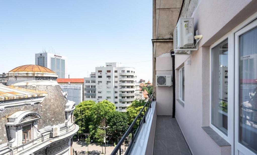 Majestic Apartament With View In Magheru Bukarest Exteriör bild