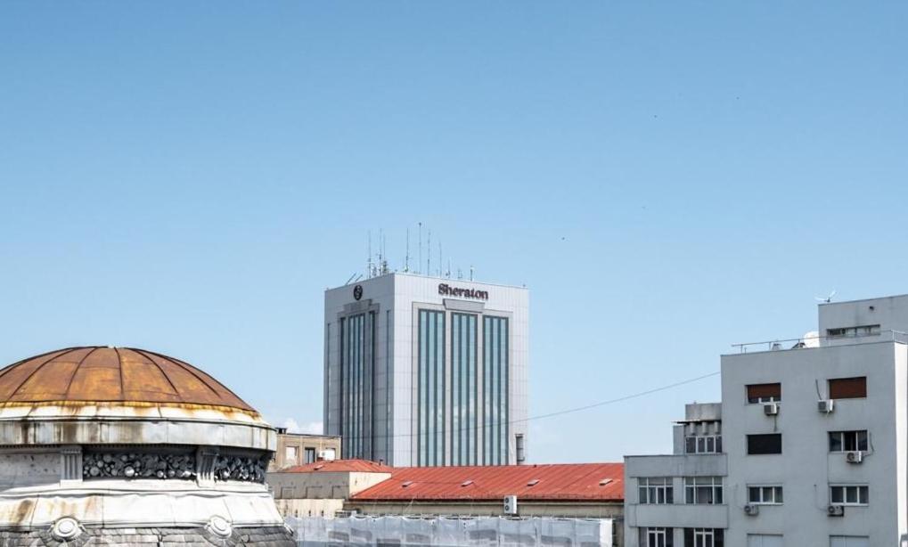 Majestic Apartament With View In Magheru Bukarest Exteriör bild